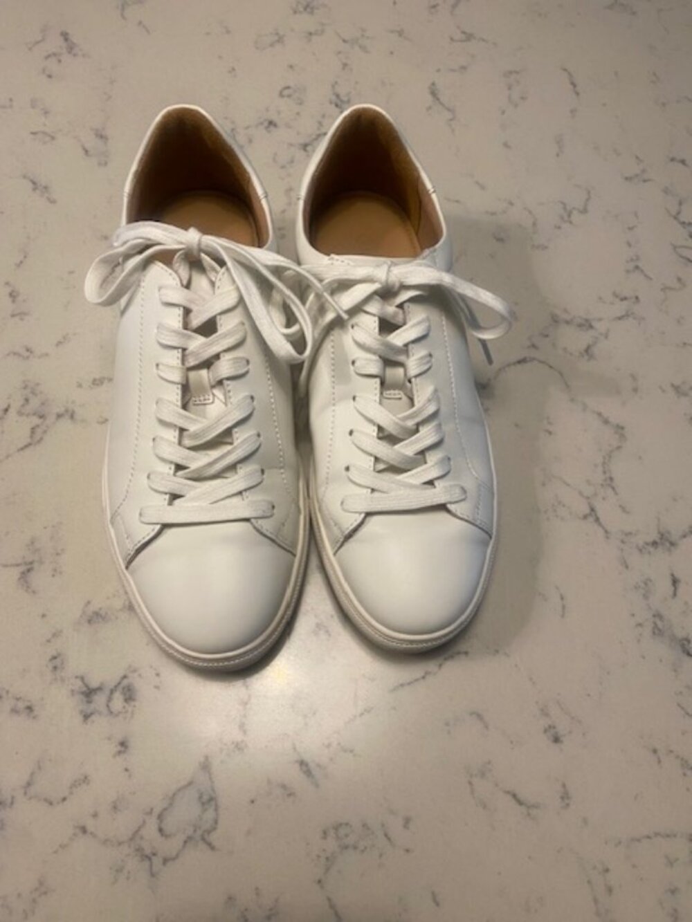 White Quince, leather shoes, size 10